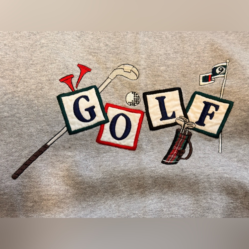 Clubfellow Vintage Men's Cotton Blend Embroidered Golf sweatshirt,, size XL - Picture 11 of 11